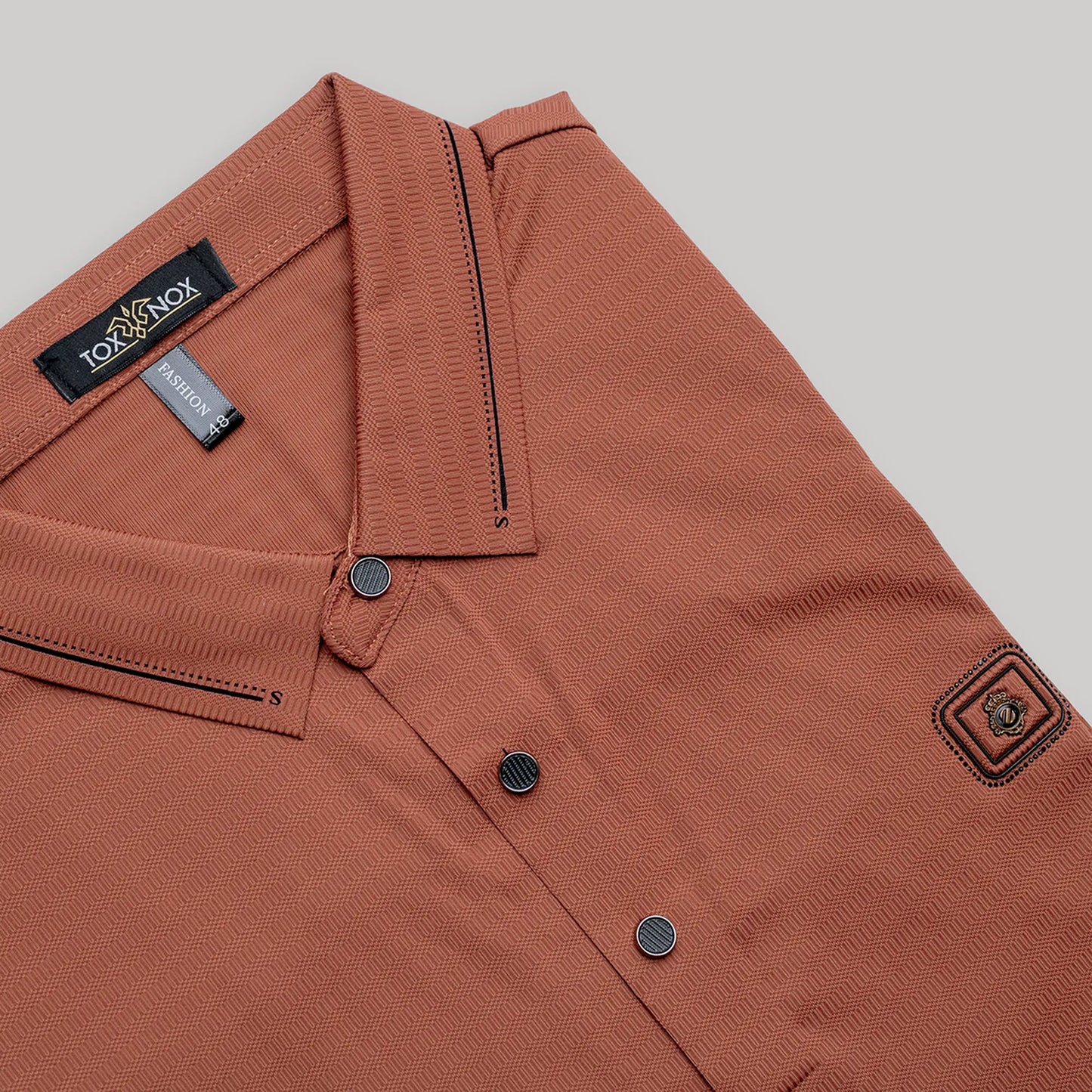 Casual Peach Men's Polo Tshirt