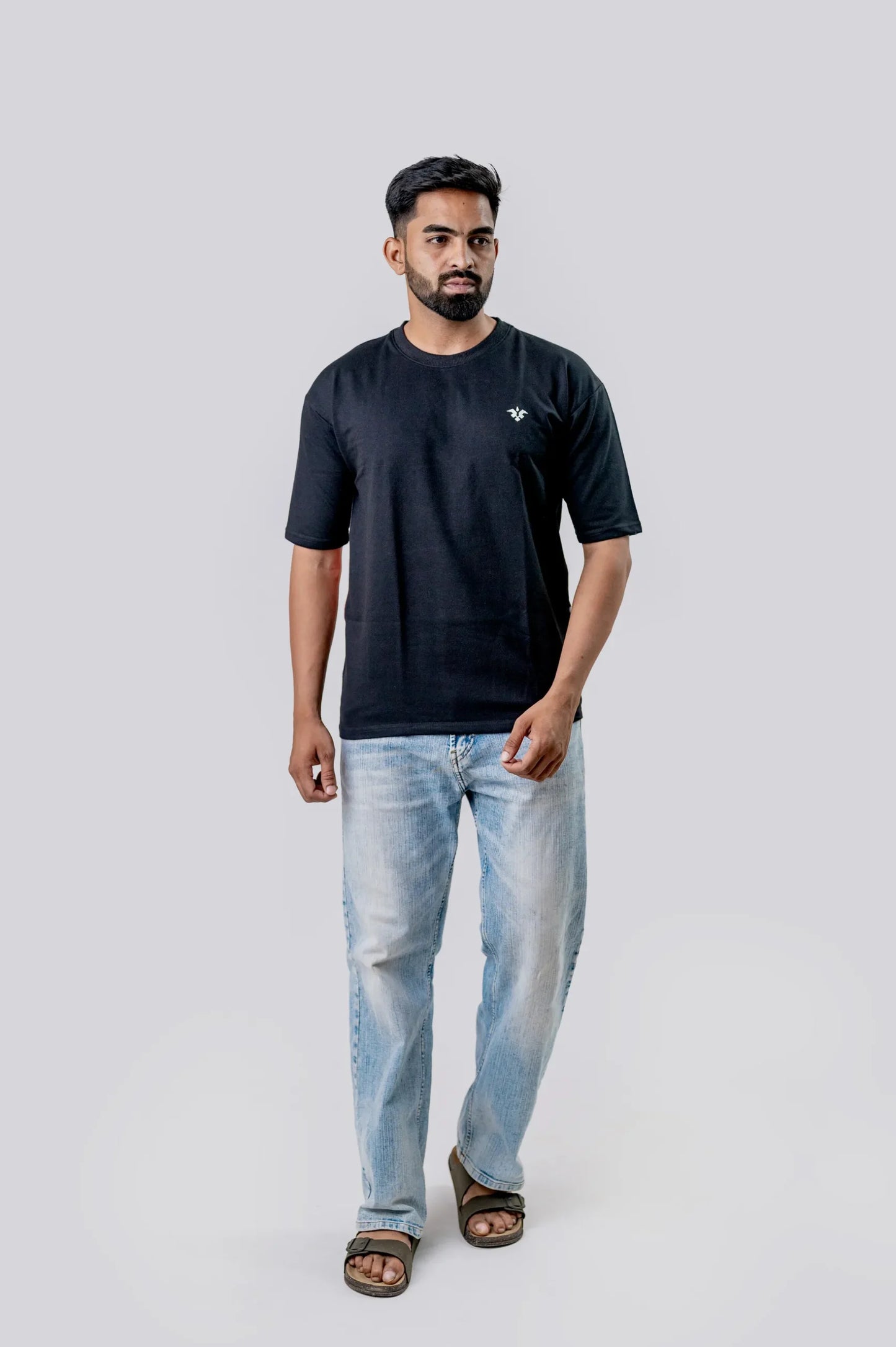 Premium Cotton Linnen Tower Printed Tshirt For Men
