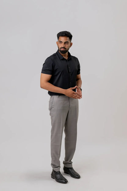 Seamless Black Shirt For Men