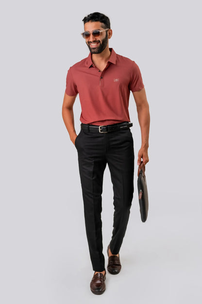 Casual Punch Polo T-shirt For Men