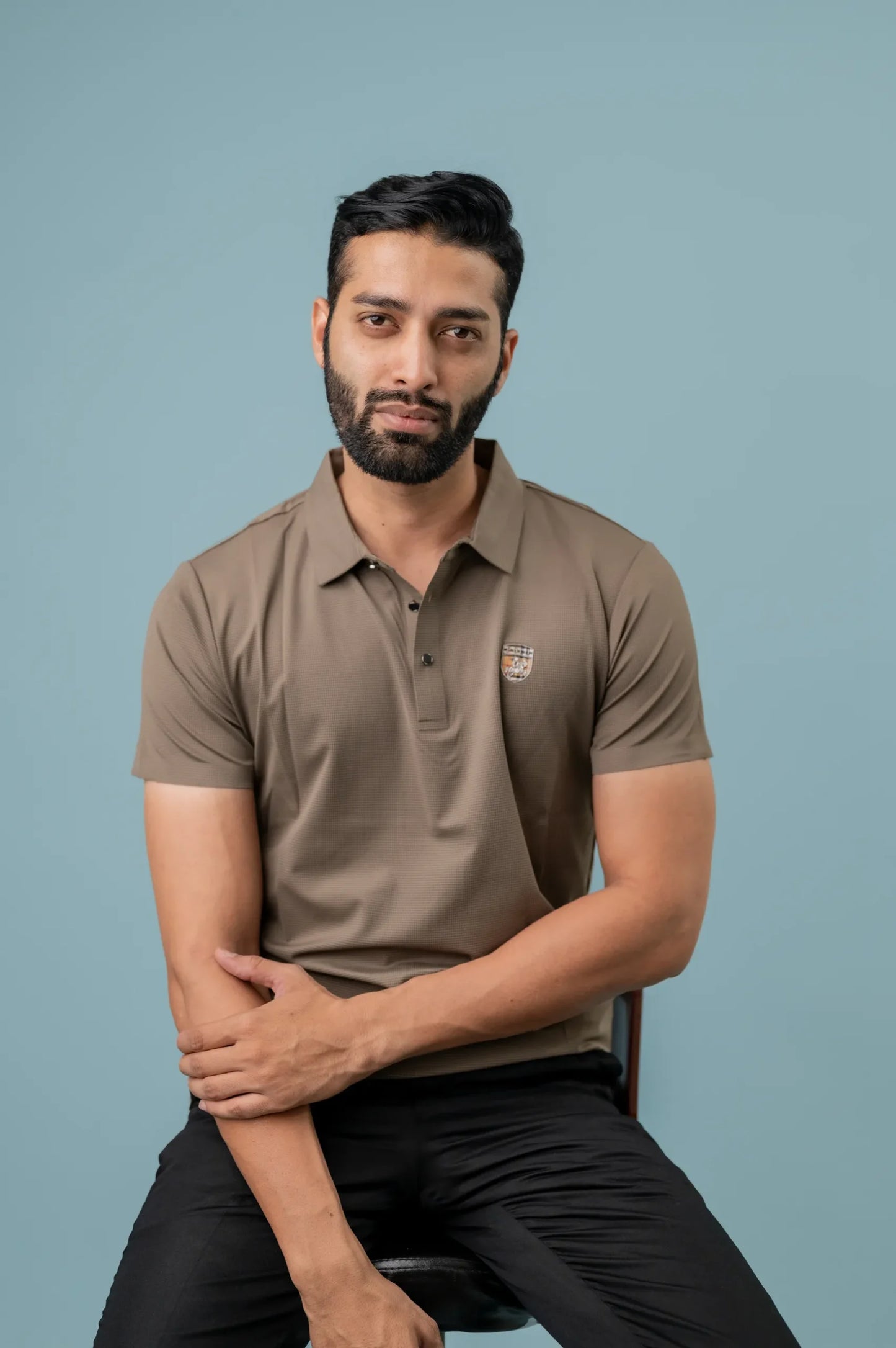 Casual Brown Polo Tshirt For Men