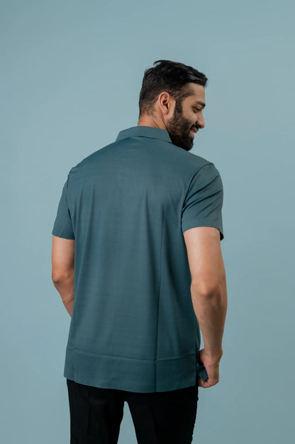 Seamless Peacock Polo Tshirt For Men