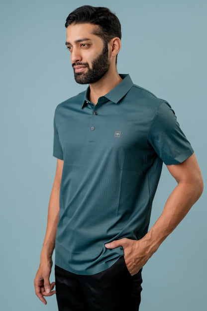 Seamless Peacock Polo Tshirt For Men