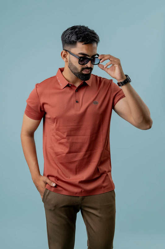 Seamless Punch Polo Men's Tshirt