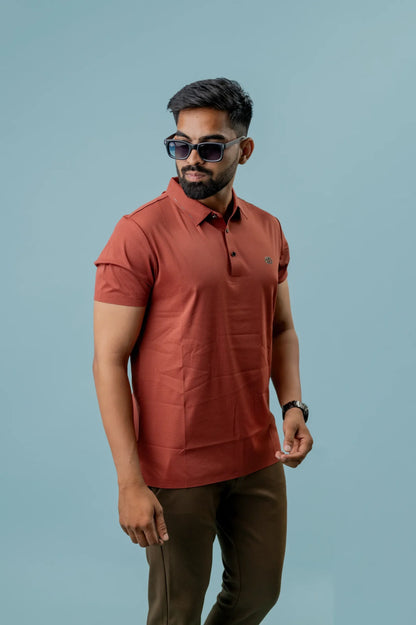 Seamless Punch Polo Men's Tshirt