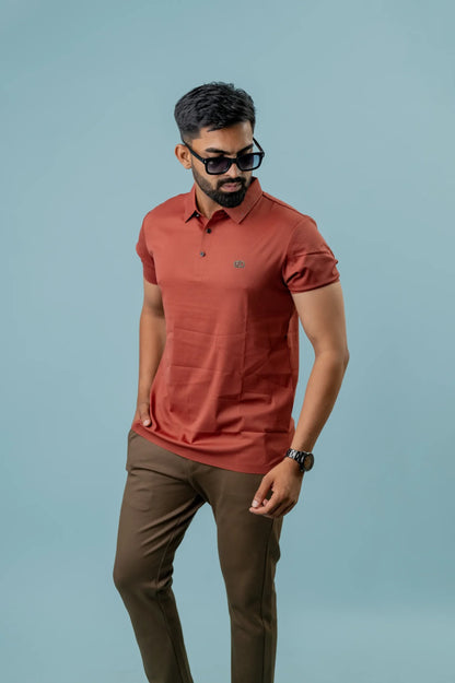 Seamless Punch Polo Men's Tshirt