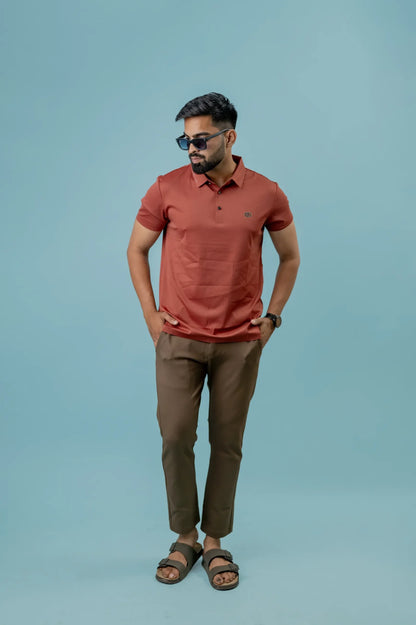 Seamless Punch Polo Men's Tshirt