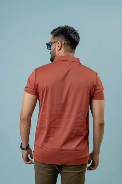 Seamless Punch Polo Men's Tshirt
