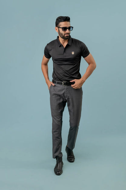 Casual Black Half Sleeve Shirt For Men's