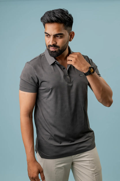 Seamless Slate Polo Men's T-Shirt