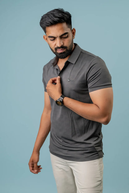 Seamless Slate Polo Men's T-Shirt