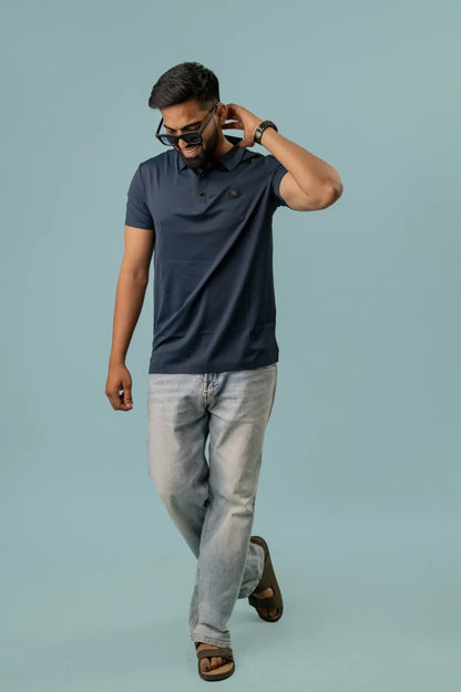 Casual Peacock Polo Men's Tshirt
