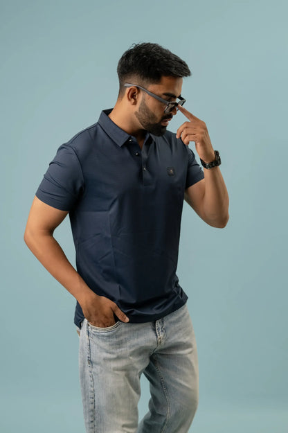 Casual Peacock Polo Men's Tshirt
