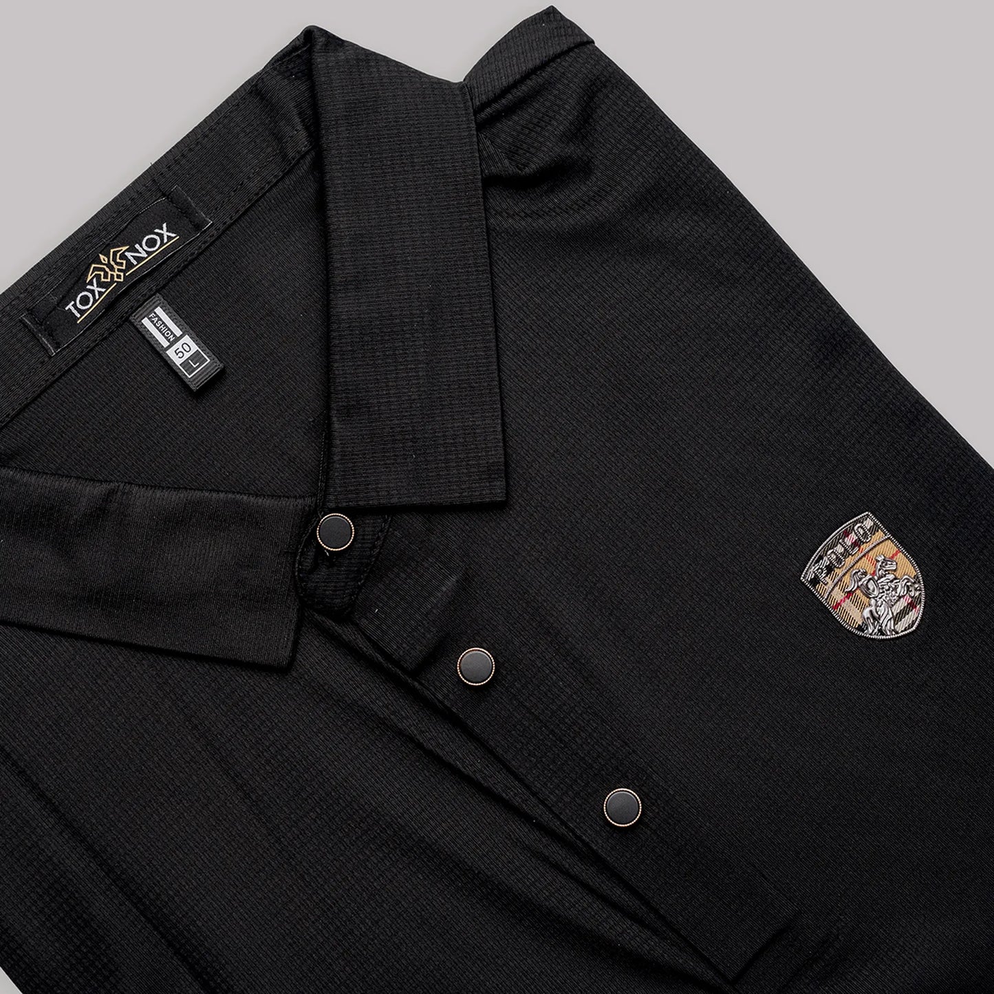 Casual Black Half Sleeve Shirt For Men's
