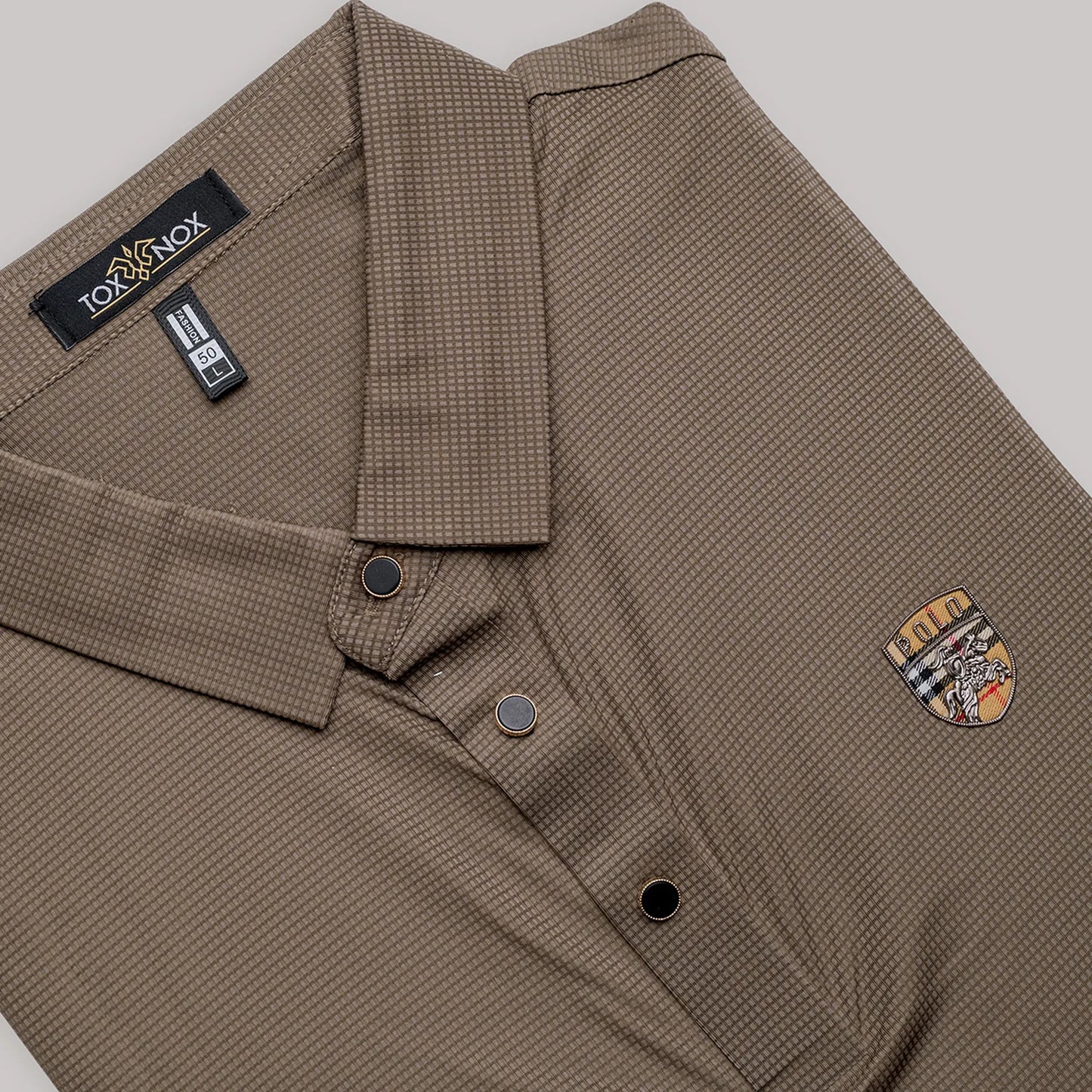 Casual Brown Polo Tshirt For Men