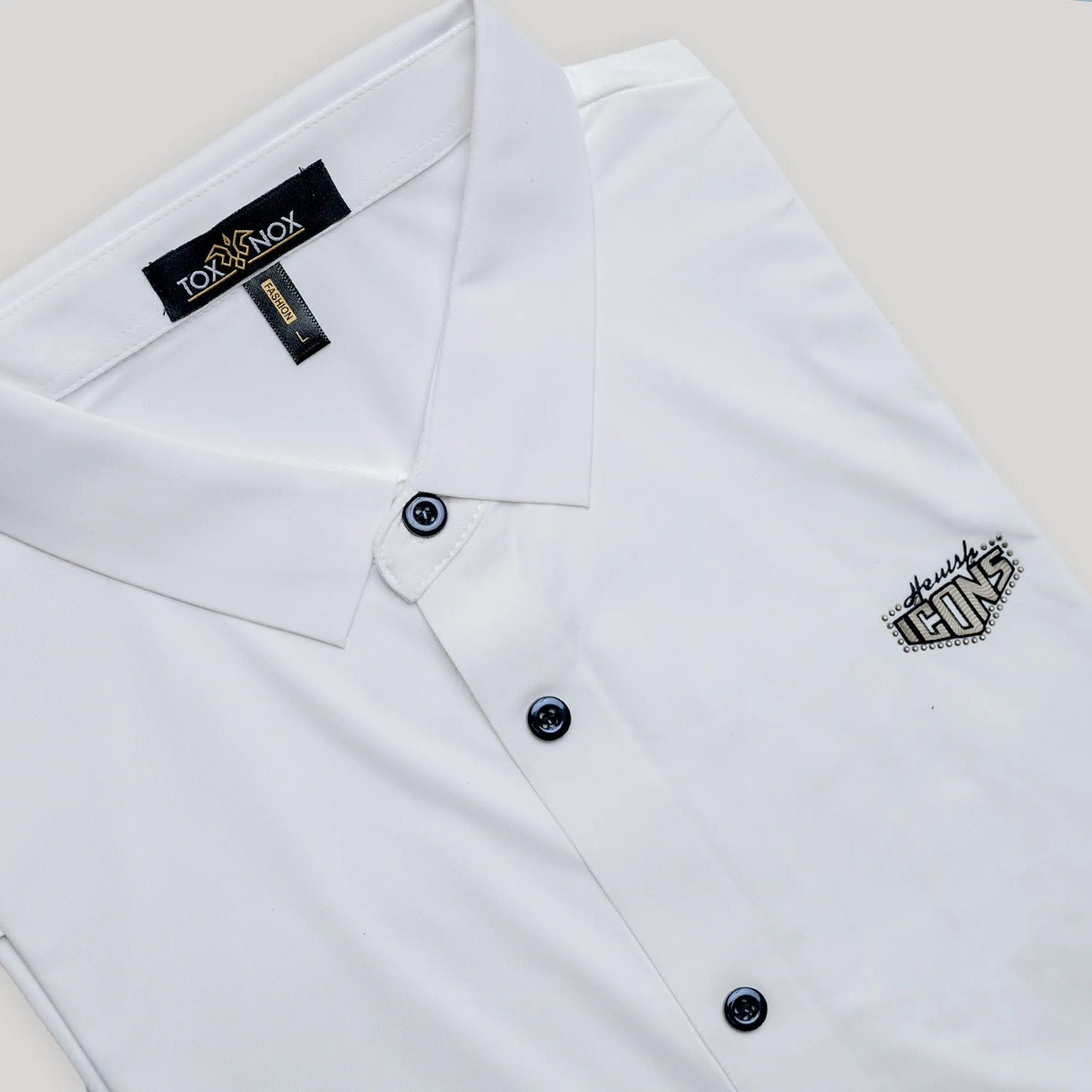 Casual White half Sleeve Shirt For Men