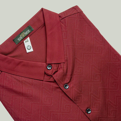 Seamless Maroon Shirt For Men