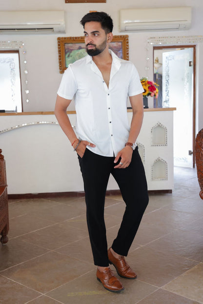 Seamless White Shirt For Men