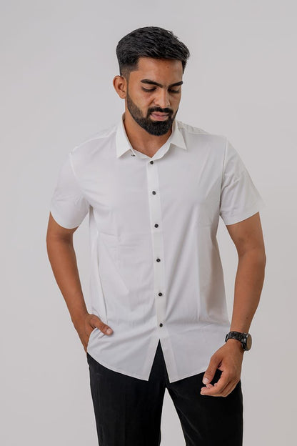 Seamless White Shirt For Men
