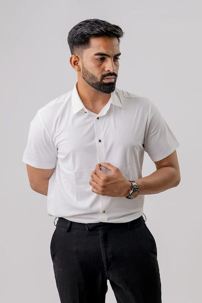 Seamless White Shirt For Men